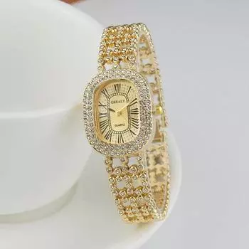 Простые роскошные женские часы в стиле ретро, повседневные кварцевые круглые овальные наручные часы Femme, женские часы с металлическим ремешком, relogio feminino