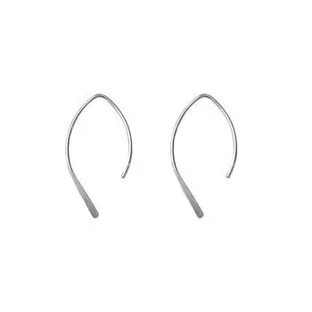Простые серьги для темпераментных женщин, холодный и нишевый дизайн, высококачественные серьги для поездок на работу