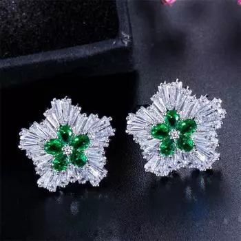 Простые серьги-гвоздики WWJ Sparkly Star для женщин для девочек синий