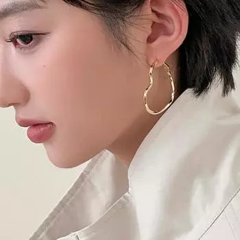 Простые серьги-иглочки в стиле ретро с закрученной серебряной любовью, женские нишевые, легкие, роскошные, темпераментные, уникальные, высококачественные серьги 925 silver needles