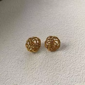 Простые серьги-кольца, Темперамент, Универсальный дизайн, Высококлассные серьги, Взрывные продукты, Повседневные модные серьги-гвоздики, Женщины