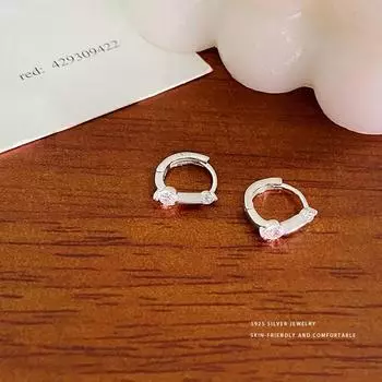 Простые серьги, маленькие и изысканные пуговицы для женских сережек, корейский женский нишевый дизайн