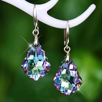 Простые серьги предложение невесты брак помолвка серьги праздник день рождения юбилей подарок банкет вечеринка выпускной ювелирные аксессуары