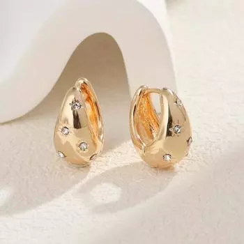 Простые серьги-пряжки в форме звезды с бриллиантами, женские, французские, элитные, ретро, серьги, зарубежные, популярные металлические серьги