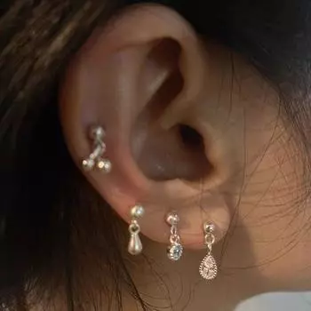 Простые серьги с вишней, милые серьги-гвоздики с цирконием, простые серьги с жемчугом для женщин 02