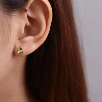 Простые серьги-тыквы для женщин, модный темперамент, нишевый дизайн, национальный тренд, серьги Su Fu Word