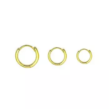 Простые серьги-вкладыши для женщин Новые модные серьги Высококачественные серьги 0.6cm