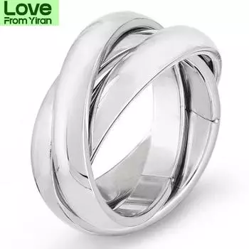 Простые серебряные кольца для женщин, модные кольца из сплава и металла, женские кольца для вечеринок, трендовые ювелирные изделия 6