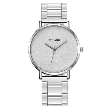 Простые синие иглы, красные иглы, ультратонкий циферблат, мужские часы, кварцевые, стальной браслет