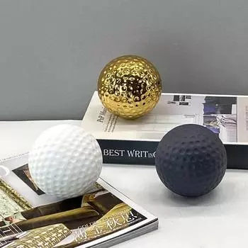 Простые современные геометрические серо-золотые шаровые украшения креативная модель для гольфа гостиная вход винный шкаф украшение