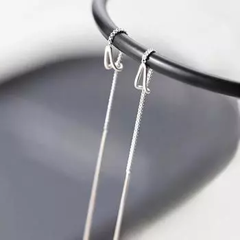 Простые стильные серьги-капли с кисточками для женщин, длинные висячие серьги Pierci