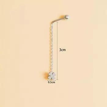 Простые стильные серьги-капли с кисточками для женщин, длинные висячие серьги Pierci 1Pair