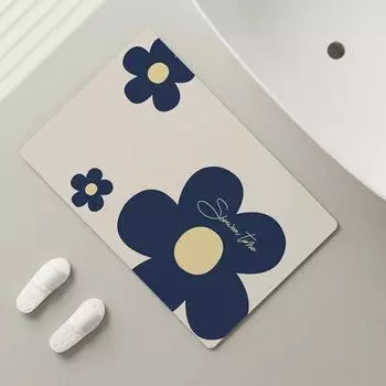 Простые суперабсорбирующие коврики для ванной Foral из диатомита, коврики для входа в душевую, декоративная подкладка для ног, быстросохнущий коврик для туалета 30x40cm Diatom