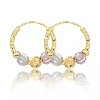 Простые, свежие и красивые, красочные, звездный свет, бусины, латунь, позолота, темперамент, модные, пригородные серьги, серьги, серьги