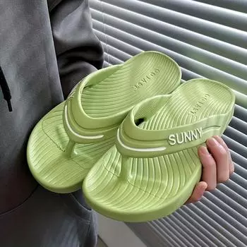 Простые тапочки для отдыха для мужчин и женщин, для дома, ванной, ванной, нескользящие, с толстой подошвой, против запаха, для пары, для ношения на улице, крутые шлепанцы 36-37 белый