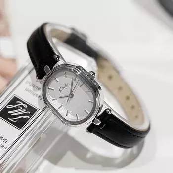 Простые темпераментные женские элегантные поясные часы для студентов, повседневные кварцевые часы для женщин