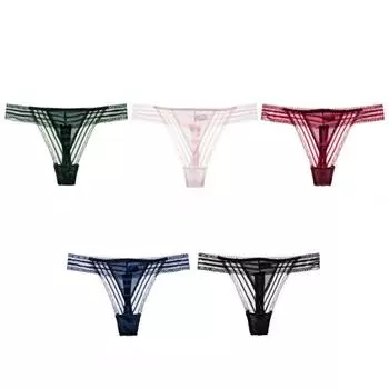 Простые удобные соблазнительные стринги из сетчатого нейлона с низкой талией, женское нижнее белье, сексуальные трусики M