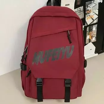 Простые универсальные нейлоновые рюкзаки высокого качества большой вместимости популярные парные стиль унисекс мода
