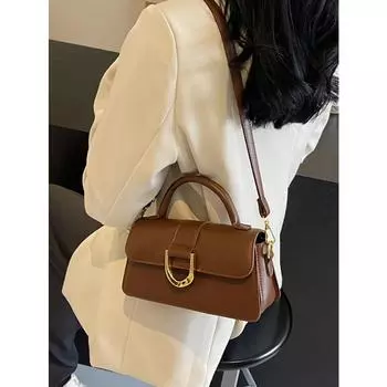 Простые универсальные женские сумки через плечо для поездок на работу, классические сумки с клапаном и мягкой ручкой, маленькие сумки, женская модная сумка через плечо