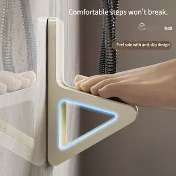 Простые в установке педали для душа — не нужно сверлить, они крепятся на стену, их можно использовать повторно. Помощники для беременных женщин и облегчения болей в спине.