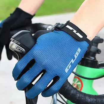 Простые велосипедные перчатки GUB, впитывающие влагу, удобные в ношении, сохраняющие тепло M чёрный