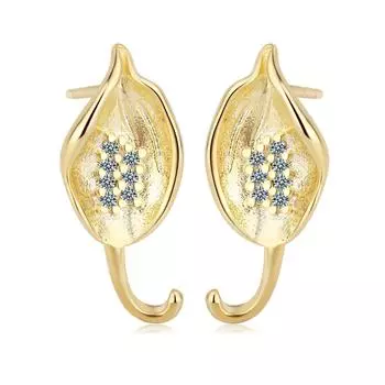 Простые винтажные модные циркониевые сверкающие классические серьги-гвоздики для женщин, ослепительные женские элегантные аксессуары, ювелирные изделия, неподвластные времени золотой