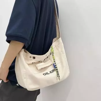 Простые водонепроницаемые холщовые сумки через плечо для женщин, дизайнерские модные женские сумки-мессенджеры, прочные женские сумки-шопперы через плечо