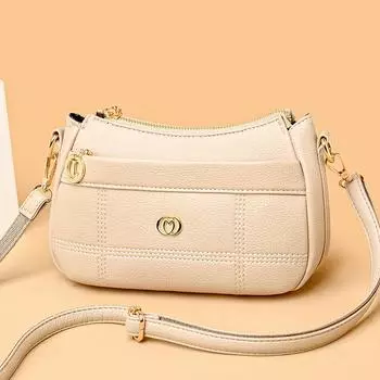 Простые женские сумки-мессенджеры в стиле ретро, женские однотонные брендовые сумки из искусственной кожи через плечо, повседневные дорожные маленькие кошельки и сумки