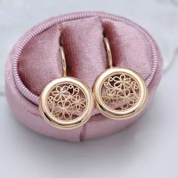 Простые золотые круглые серьги-капли для женщин, вечерние повседневные трендовые ювелирные изделия