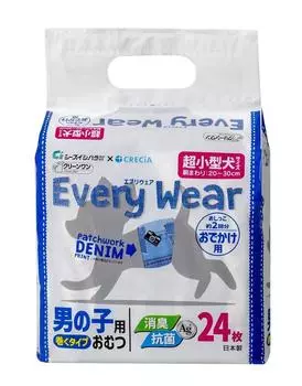 Простыни Clean One Everywear для собак размером 24 шт. для выхода на улицу, ультрамаленькие