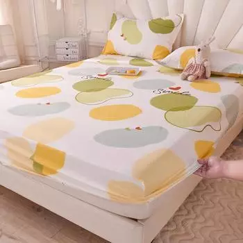 Простыни для дома, наматрасники на лето, весну и зиму с резинкой (Без наволочки) 90*200cm