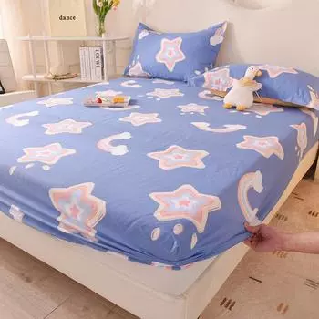 Простыни для дома, наматрасники на лето, весну и зиму с резинкой (Без наволочки) 90*200cm