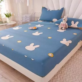 Простыни для дома, наматрасники на лето, весну и зиму с резинкой (Без наволочки) 90*200cm