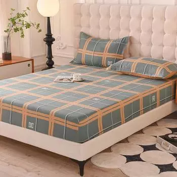 Простыни для дома, наматрасники на лето, весну и зиму с резинкой (Без наволочки) 90*200cm