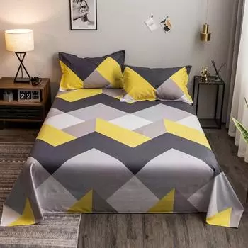 Простыни из стираного хлопка, цельные, 1,5 метра, 1,2, одноместное студенческое общежитие, простое летнее одеяло для двуспальной кровати 120230cm