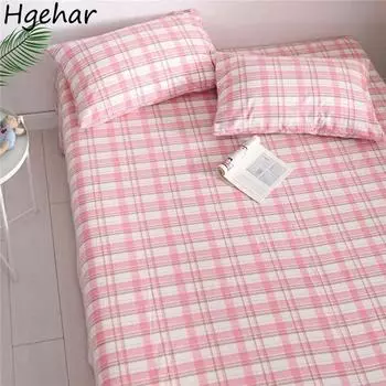 Простыни из стираного хлопка, мягкие простыни Four Seasons для постельного белья размера King Queen, чехлы для матрасов для гостиничных номеров 100x200cm