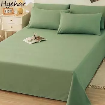 Простыни Simple Fashion, прочные, для дома, для общежития, моющиеся, удобные, приятные для кожи, покрывало, матрас, размер Queen King Size Ins 120x210cm