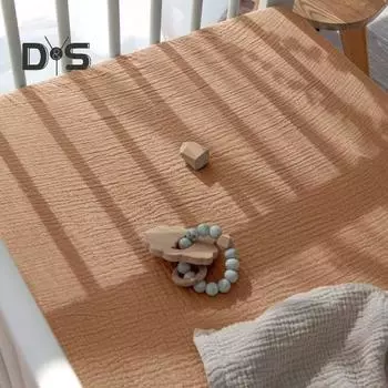 Простыня для детской люльки, однотонная, эластичная кромка, простая установка, подходит для овальных, круглых, прямоугольных матрасов в форме песочных часов, простыня для детской люльки для мальчиков и девочек кофейный