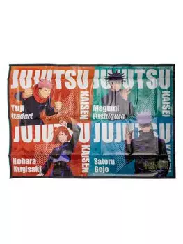Простыня для отдыха Asahi Koyo Jujutsu Kaisen S, черная, 6090см