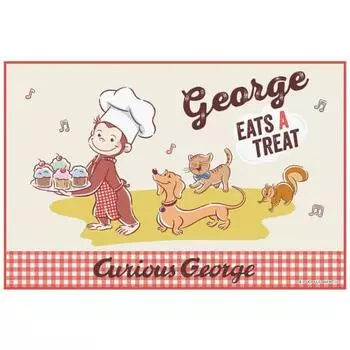 Простыня для отдыха на скейте Skater, размер S 60 x 90 см, Curious George 23 VS1-A