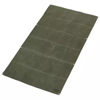 Простыня для палатки VASTLAND Ground Sheet 195 см x 130 см, вощеная парусиновая ткань, водоотталкивающая, оливкового цвета
