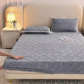 Простыня для пары, эластичный комплект с резинками, одежда Polar Queen, зимние регулируемые простыни 90x200x30cm