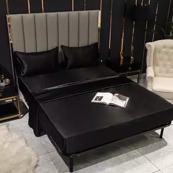 Простыня гостиничного качества, простыня, наволочки. Качественное постельное белье Premier Hotel. Простыня с глубоким карманом, устойчивая к морщинам и выцветанию, Queen King. Pillowcase 35*106*1pc