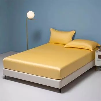 Простыня из натурального шелка, простыня из натурального шелка шелковицы, наматрасник, шелковая простыня индивидуального размера, сплошной цвет, простыня на подкладке 2pillowcase40x60cm