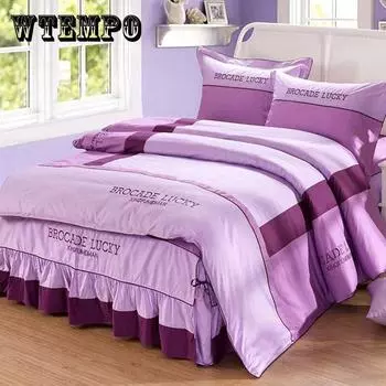 Простыня King Size/Queen Size/Twin Size, пододеяльник, наволочка, комплект из четырех предметов, утолщение, простое постельное белье для спальни, высокое качество twin4pc200*230cm