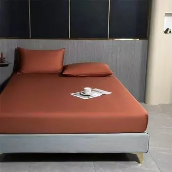 Простыня на резинке из 100% египетского хлопка, роскошные мягкие постельные принадлежности 1000TC, защитный чехол для матраса, двойной размер Queen King Size Only 2pcs Pillowcase
