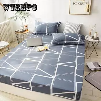 Простыня на резинке из чистого хлопка, цельный защитный чехол Simmons, чехол для матраса, чехол от пыли 120x200cm