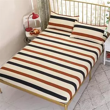 Простыня с эластичной резинкой по всему периметру, нескользящая пылезащитная простыня(Без наволочки) 120cmx200cm