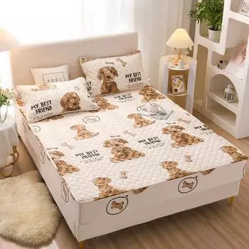 Простыня с хлопковой подкладкой для матери и ребенка, цельная, моющаяся, пыленепроницаемая и нескользящая. Защитный чехол для матраса Simmons 120x200cm+20cm