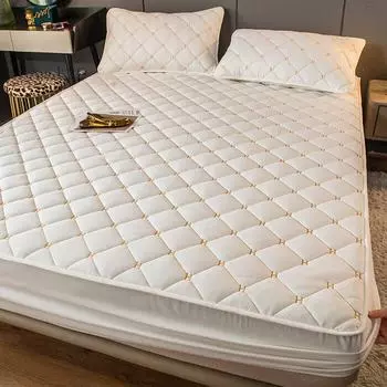 Простыня с набивкой из соевых бобов, защитный чехол для матраса, защитный чехол Ximengsi, защита от грязи и пыли, комплект из трех предметов простыни «все включено» 120x200cm